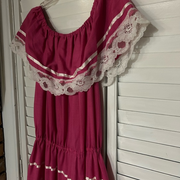 Handmade Mexican Fiesta Dress Med/LG - Picture 6 of 6